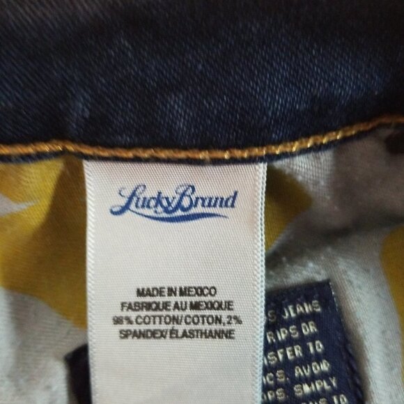 Lucky Brand Sofia Boot Jeans 6/28 Dark Wash - Picture 9 of 9